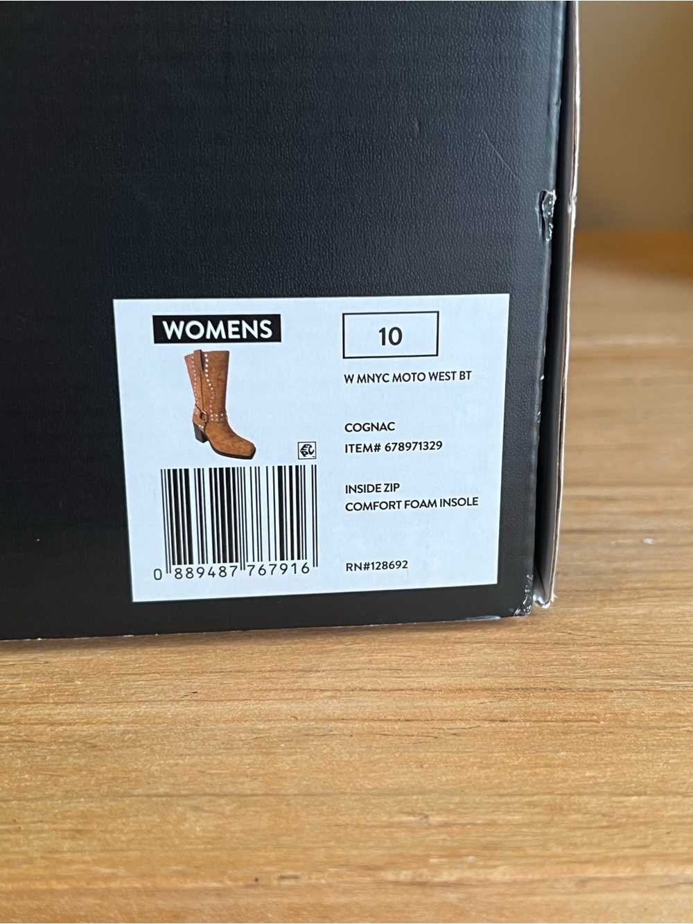 NIB Madden Nyc Women’s Brown Faux Suede Studded Mid-Calf Boots - Picture 10 of 10